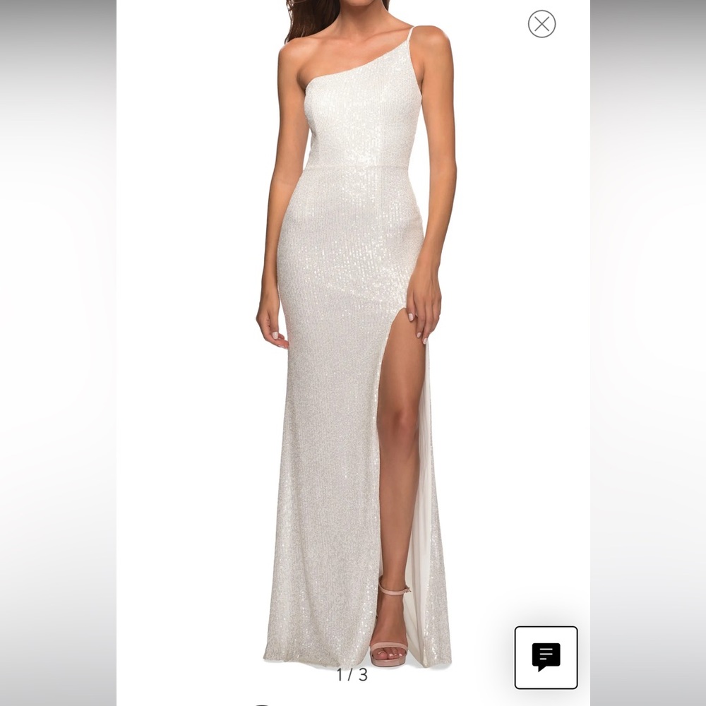 La Femme sequined gown